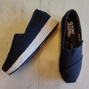 bobs ladies canvas wedge